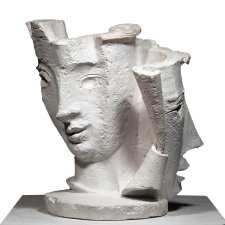 Groupe de deux masques, 1945